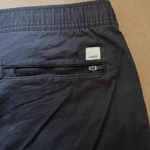 VUORI WOMEN'S Organic Cotton RIPSTOP PANT VW401 Zip Cargo Charcoal Gray Medium - Picture 9 of 12